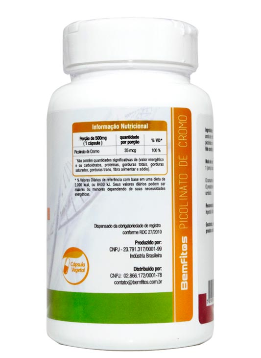 Capsula Picolinato de Cromo